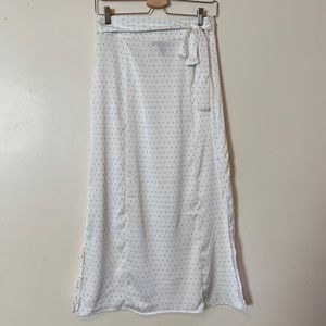 Forever 21 Silky Double Sided Leg Slit Skirt